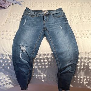 Denim blvd size 5 jeans distressed